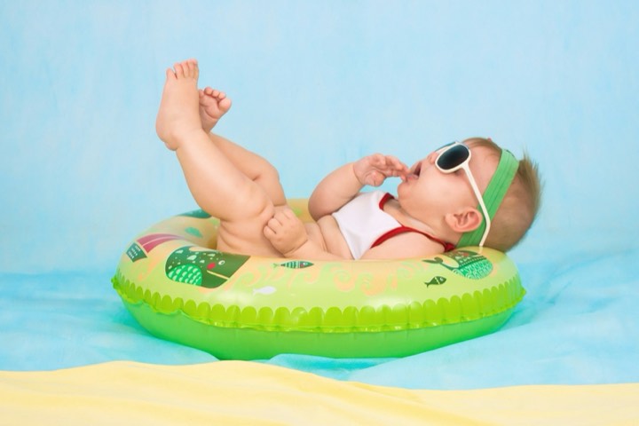 Pool-ring one-year-old